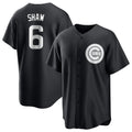 Rebec C.Cubs #6 Matt Shaw Player Black Game Stitched Jerseys
