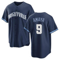 Rebec C.Cubs #9 Miguel Amaya Player Navy City Connect Home Game Stitched Jerseys