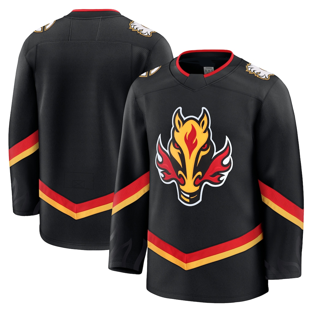 Rebec C.Flames Black Alternate Premium Jerseys