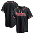 Rebec C.Guardians Black Fashion Out Home Game Blank Player Stitched Jerseys