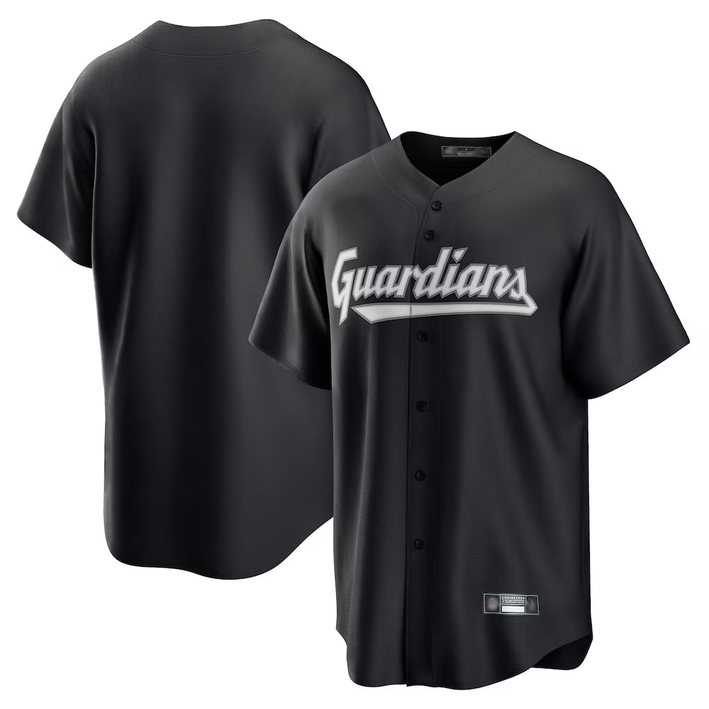 Rebec C.Guardians Black Home Game Blank Player Stitched Jerseys