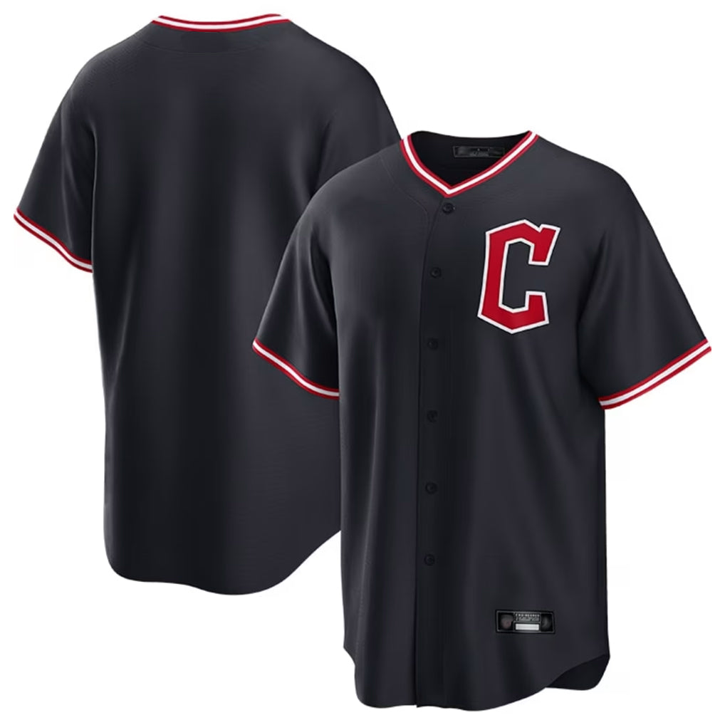 Rebec C.Guardians Navy Home Game Blank Player Stitched Jerseys