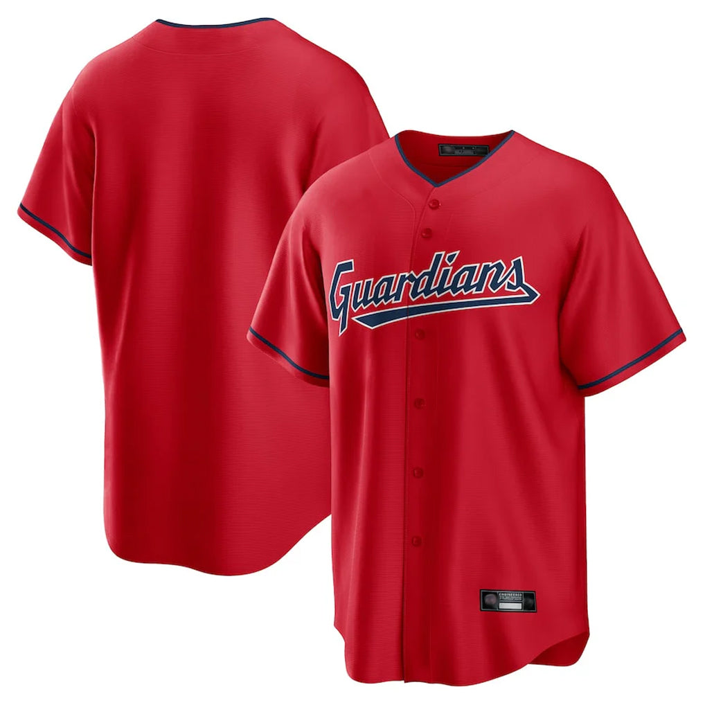 Rebec C.Guardians Red Home Game Blank Player Stitched Jerseys