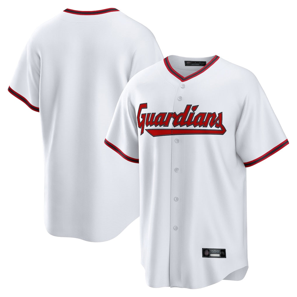 Rebec C.Guardians White Game Home Blank Player Stitched Jerseys