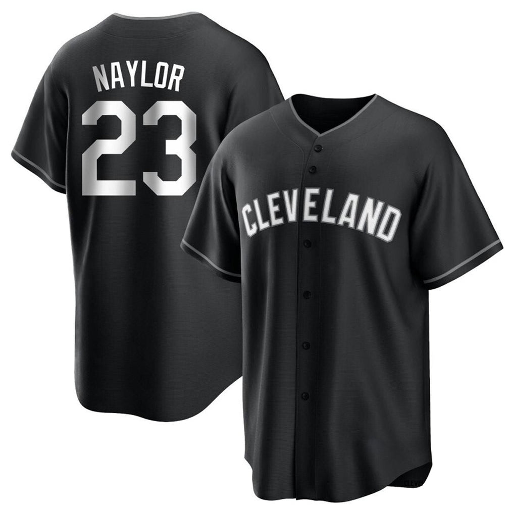 Rebec C.Guardians #23 Bo Naylor Player Black Home Game Stitched Jerseys