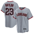 Rebec C.Guardians #23 Bo Naylor Player Gray Home Game Stitched Jerseys