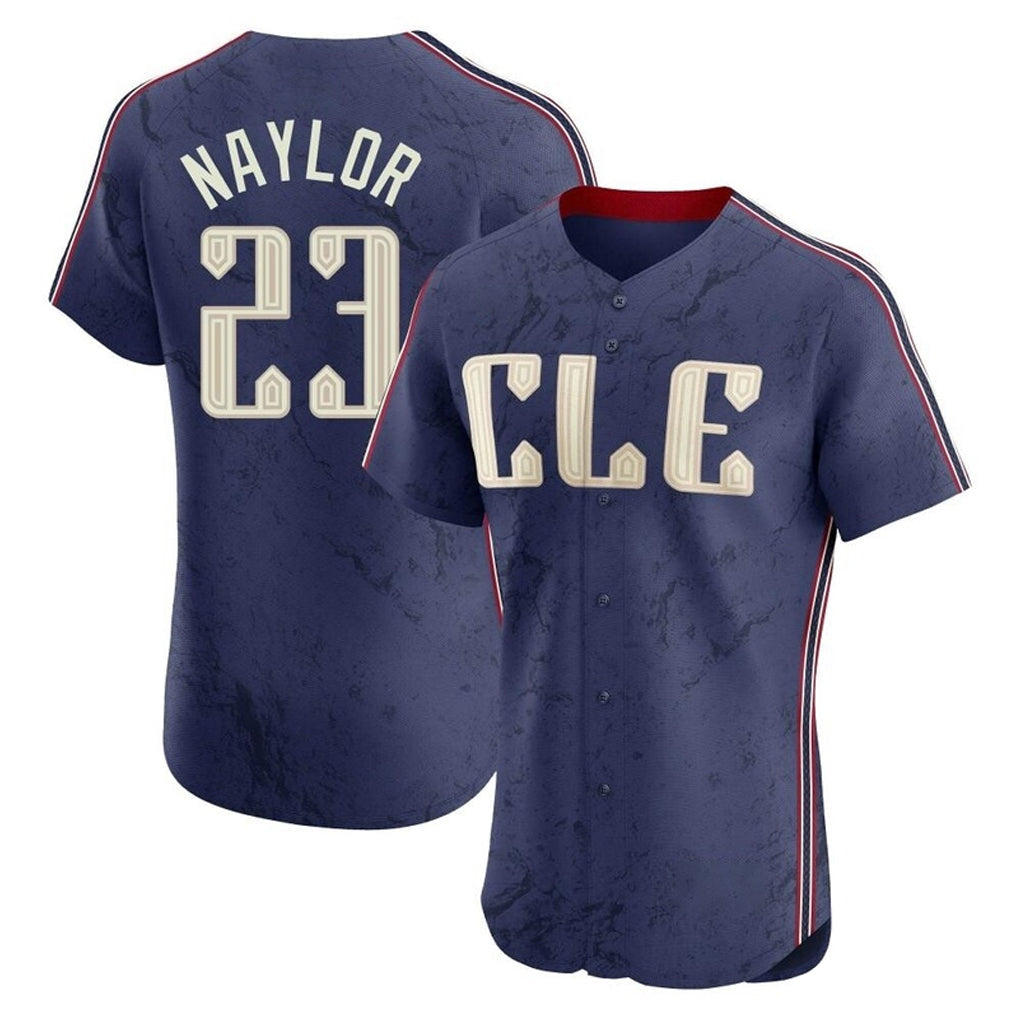 Rebec C.Guardians #23 Bo Naylor Player Navy City Connect Limited Elite Home Stitched Jerseys
