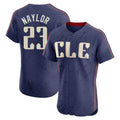 Rebec C.Guardians #23 Bo Naylor Player Navy City Connect Limited Elite Home Stitched Jerseys