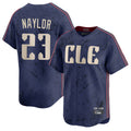 Rebec C.Guardians #23 Bo Naylor Player Navy City Connect Limited Home Stitched Jerseys