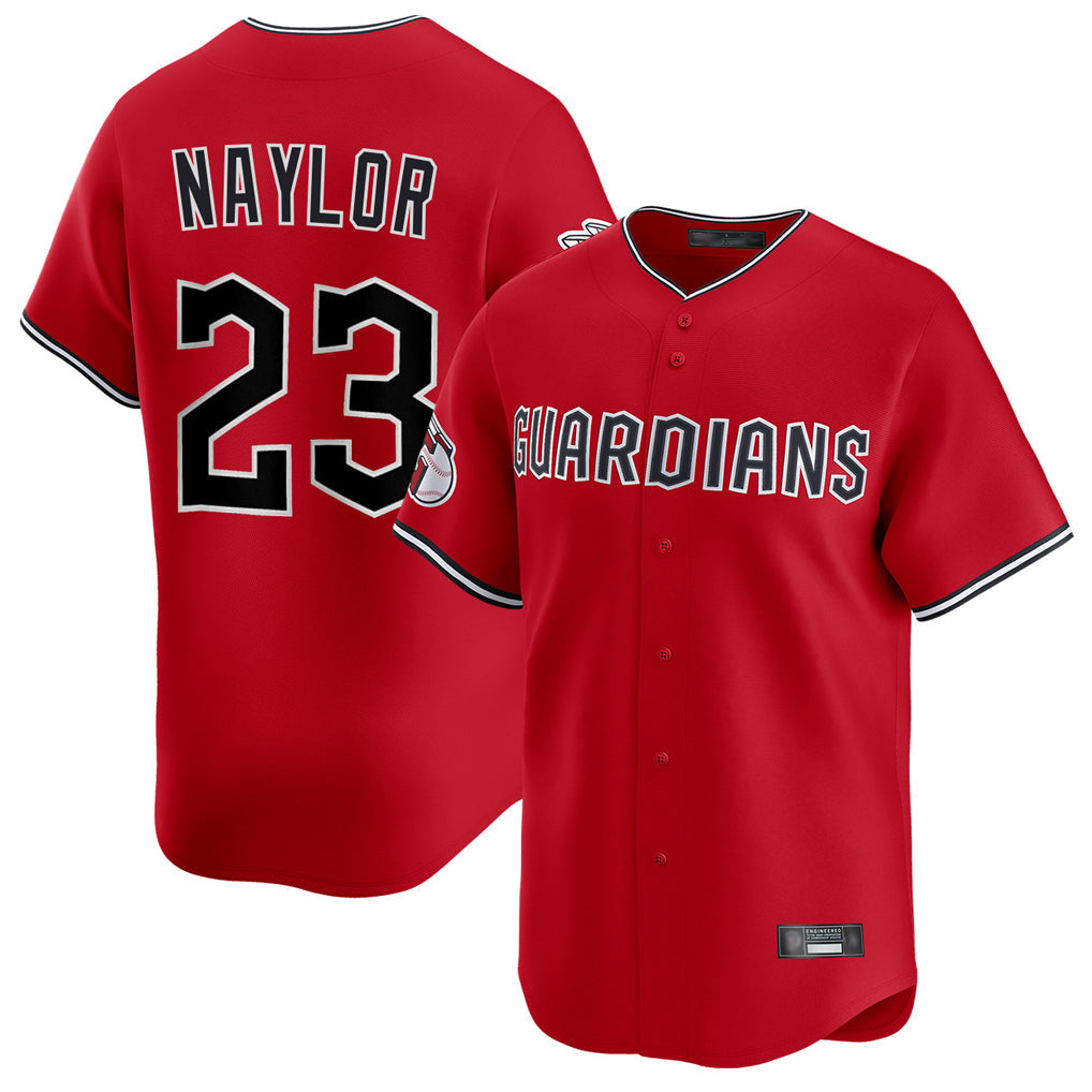 Rebec C.Guardians #23 Bo Naylor Player Red Limited Home Stitched Jerseys