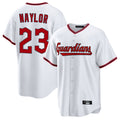 Rebec C.Guardians #23 Bo Naylor Player White Game Home Stitched Jerseys