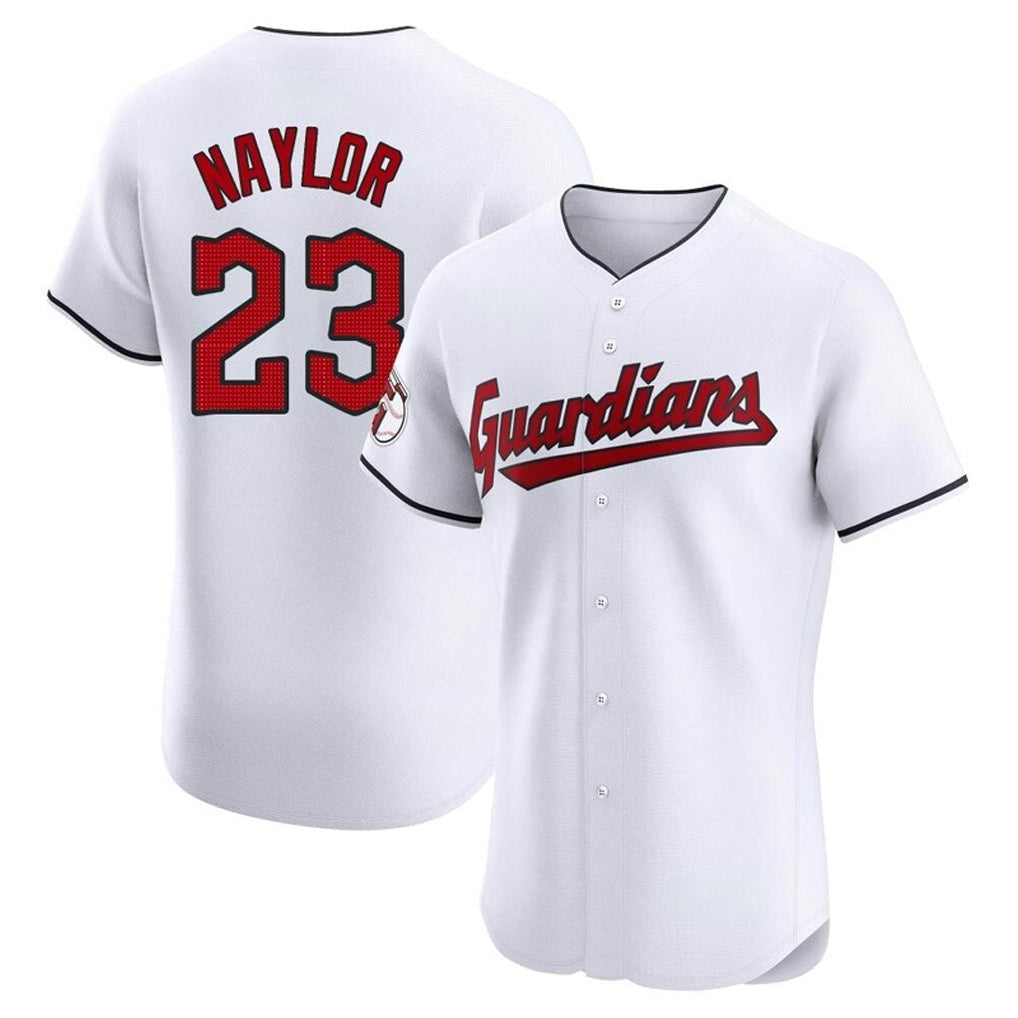 Rebec C.Guardians #23 Bo Naylor Player White Limited Elite Home Stitched Jerseys
