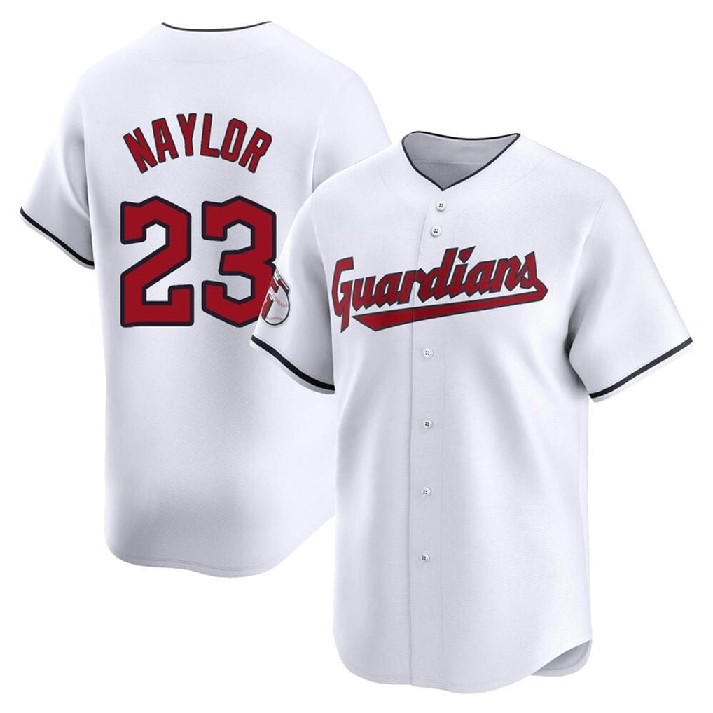 Rebec C.Guardians #23 Bo Naylor Player White Limited Home Stitched Jerseys