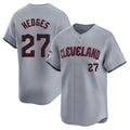 Rebec C.Guardians #27 Austin Hedges Player Gray Road Limited Home Stitched Jerseys