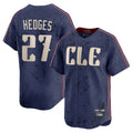 Rebec C.Guardians #27 Austin Hedges Player Navy City Connect Limited Home Stitched Jerseys