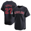 Rebec C.Guardians #27 Austin Hedges Player Navy Limited Home Game Stitched Jerseys