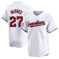 Rebec C.Guardians #27 Austin Hedges Player White Limited Home Stitched Jerseys