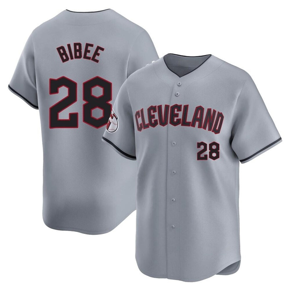 Rebec C.Guardians #28 Tanner Bibee Player Gray Road Limited Home Stitched Jerseys