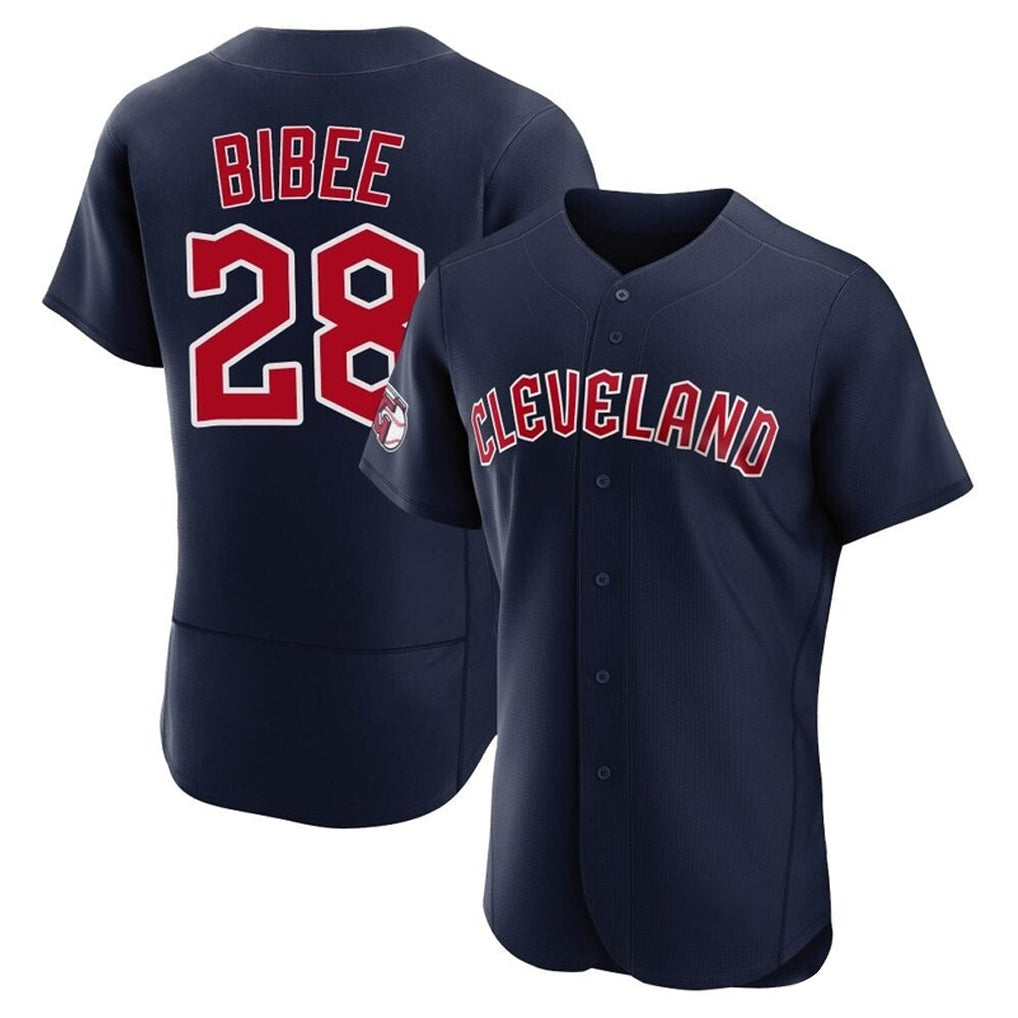 Rebec C.Guardians #28 Tanner Bibee Player Navy Limited Elite Home Stitched Jerseys