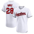 Rebec C.Guardians #28 Tanner Bibee Player White Limited Elite Home Stitched Jerseys