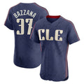 Rebec C.Guardians #37 Travis Bazzana Player Navy City Connect Limited Elite Home Stitched Jerseys