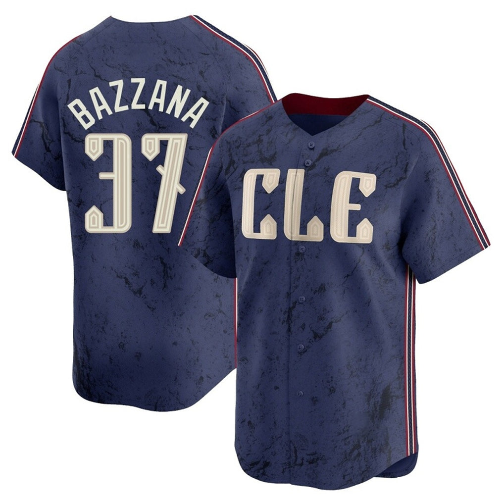 Rebec C.Guardians #37 Travis Bazzana Player Navy City Connect Limited Home Stitched Jerseys