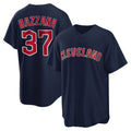 Rebec C.Guardians #37 Travis Bazzana Player Navy Game Home Stitched Jerseys