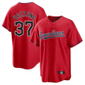 Rebec C.Guardians #37 Travis Bazzana Player Red Home Game Stitched Jerseys