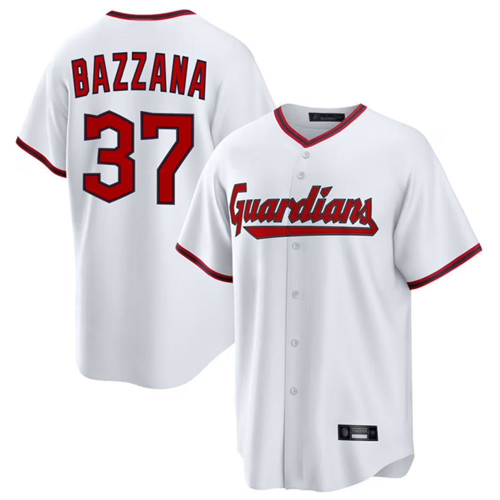 Rebec C.Guardians #37 Travis Bazzana Player White Game Home Stitched Jerseys