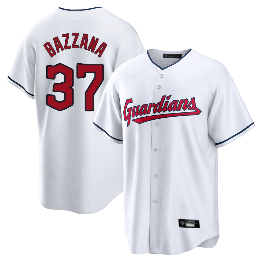 Rebec C.Guardians #37 Travis Bazzana Player White Home Game Stitched Jerseys