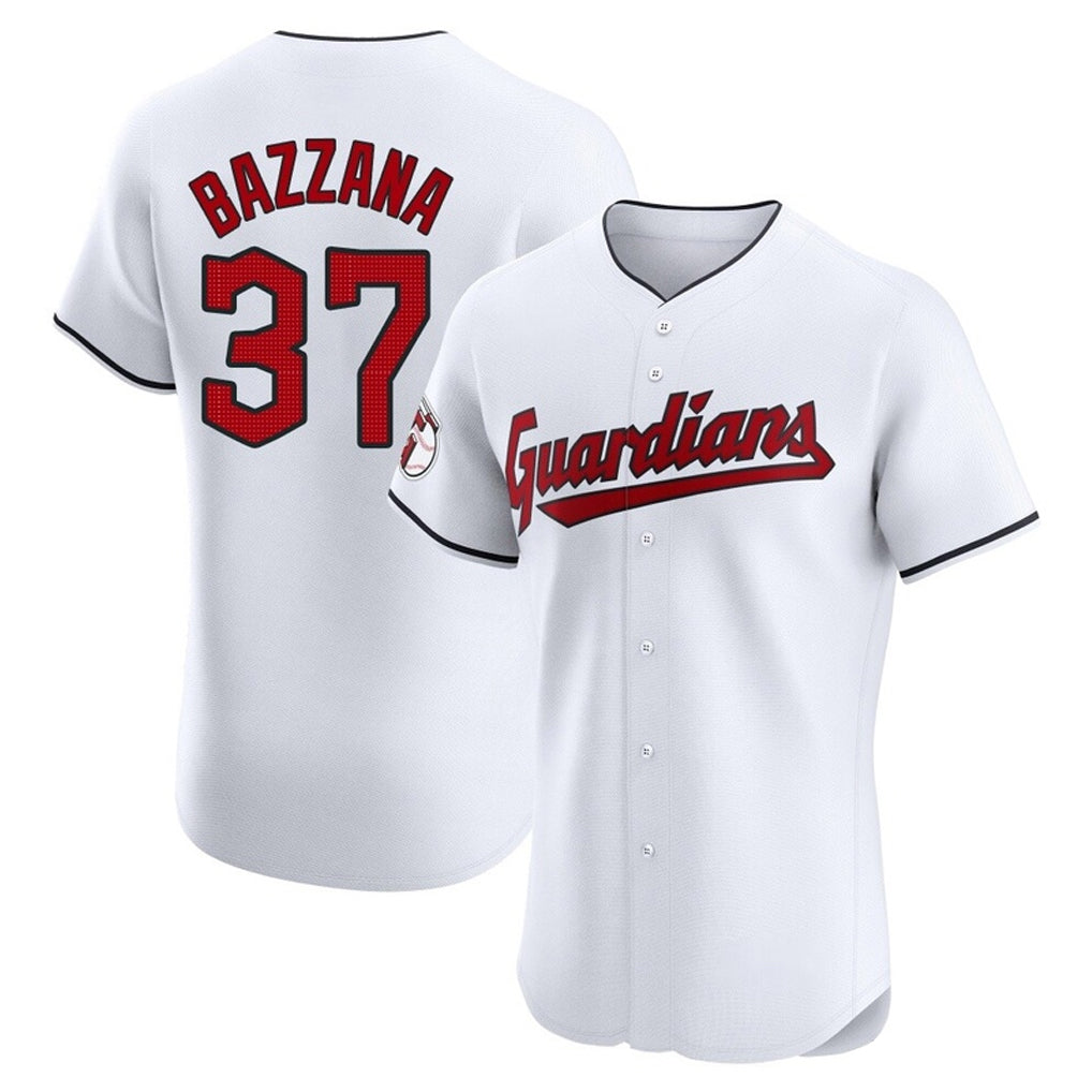 Rebec C.Guardians #37 Travis Bazzana Player White Limited Elite Home Stitched Jerseys