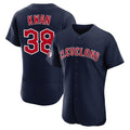 Rebec C.Guardians #38 Steven Kwan Player Navy Limited Elite Home Stitched Jerseys