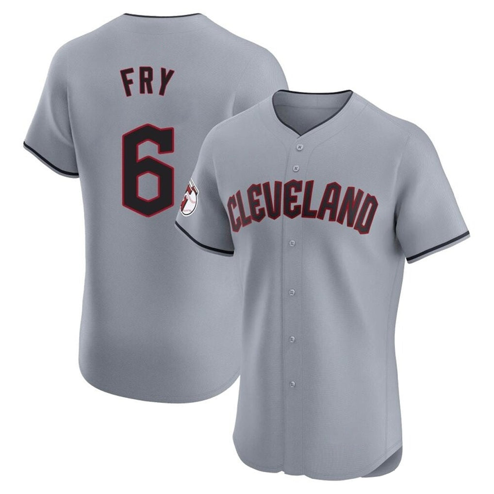 Rebec C.Guardians #6 David Fry Player Gray Road Limited Elite Home Stitched Jerseys