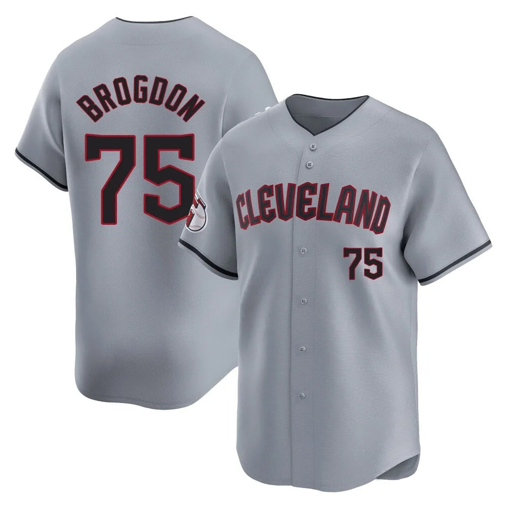 Rebec C.Guardians #75 Connor Brogdon Player Gray Road Limited Home Stitched Jerseys