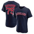 Rebec C.Guardians #75 Connor Brogdon Player Navy Limited Elite Home Stitched Jerseys