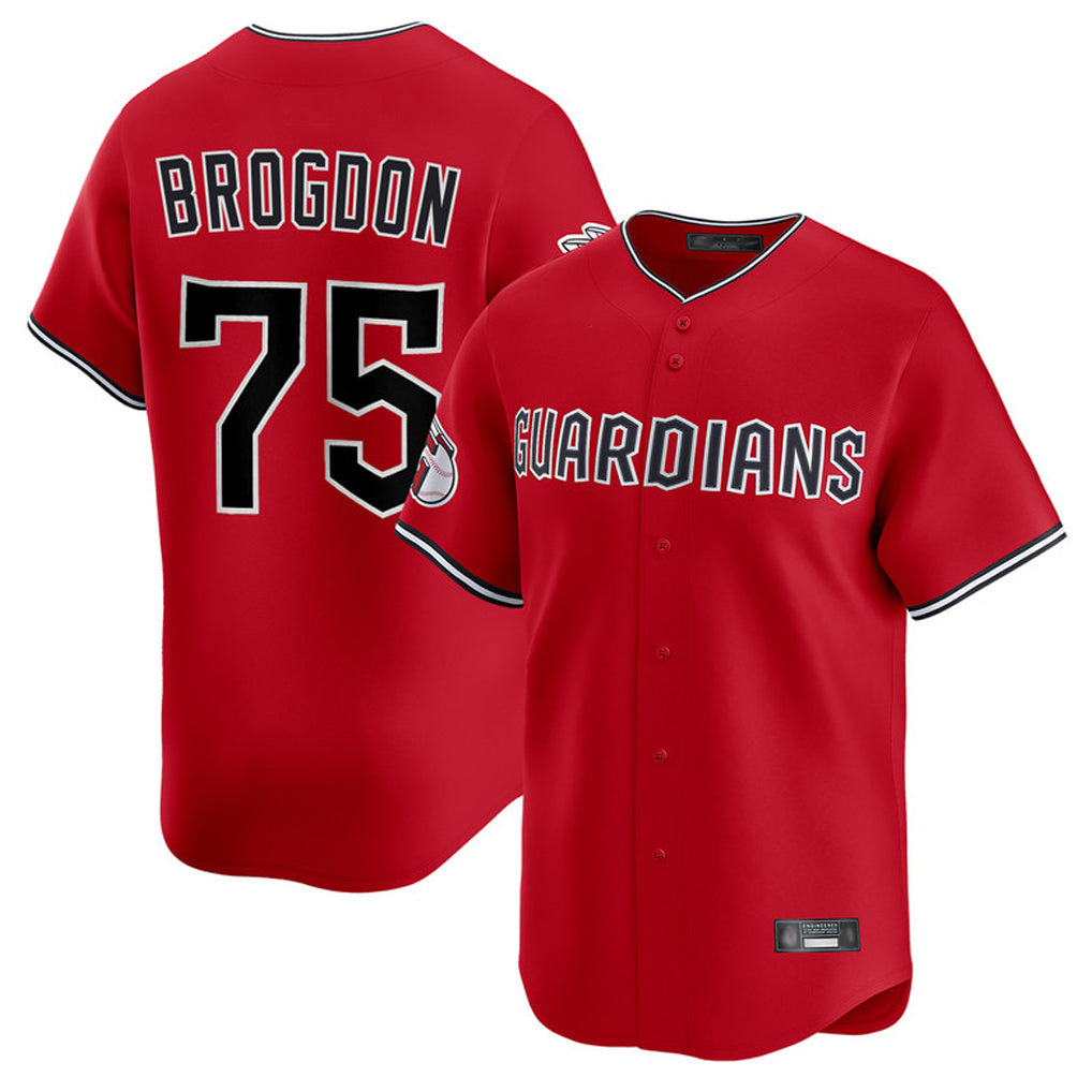 Rebec C.Guardians #75 Connor Brogdon Player Red Limited Home Stitched Jerseys
