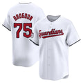 Rebec C.Guardians #75 Connor Brogdon Player White Limited Home Stitched Jerseys