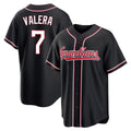 Rebec C.Guardians #7 George Valera Player Black Fashion Out Home Game Stitched Jerseys