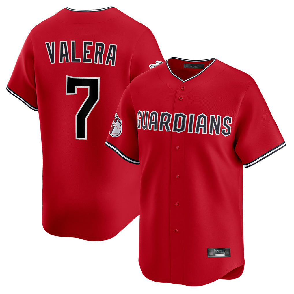 Rebec C.Guardians #7 George Valera Player Red Limited Home Stitched Jerseys
