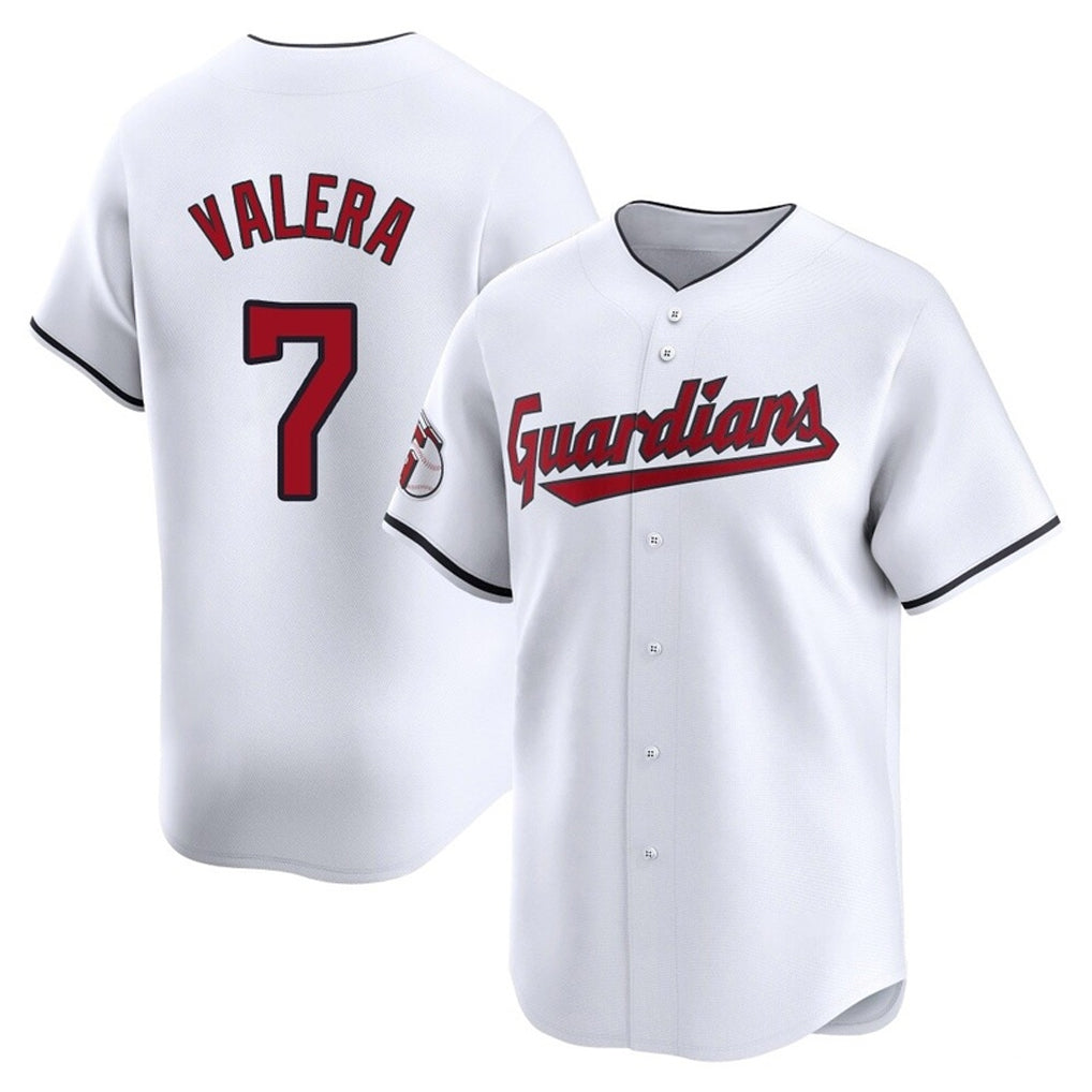 Rebec C.Guardians #7 George Valera Player White Limited Home Stitched Jerseys