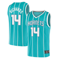 Rebec C.Hornets #14 Nick Richards Teal Fast Break Replica Jerseys - Icon Edition
