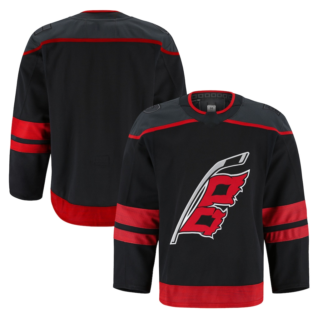 Rebec C.Hurricanes Black Home Authentic Pro Stitched Jerseys