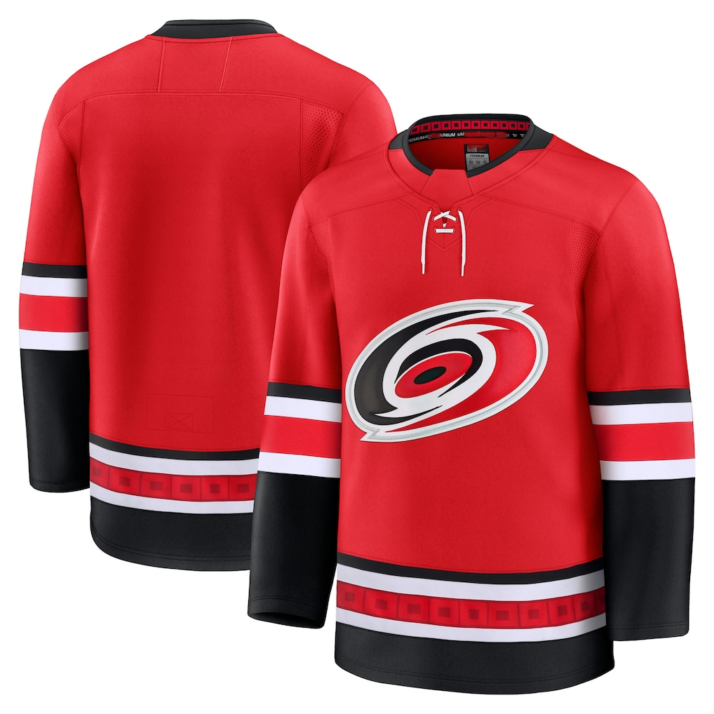 Rebec C.Hurricanes Red Alternate Premium Stitched Jerseys