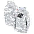 Rebec C.Panthers Arctic Camo Salute to Service Pullover Hoodies Limited Game Blank Player Stitched Jerseys