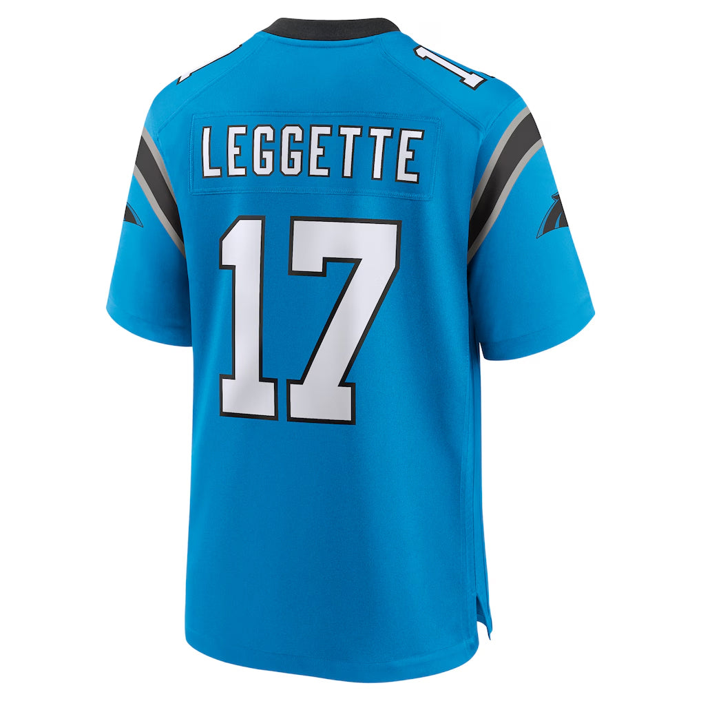 Rebec C.Panthers #17 Xavier Legette Player Blue Home Game Stitched Jerseys