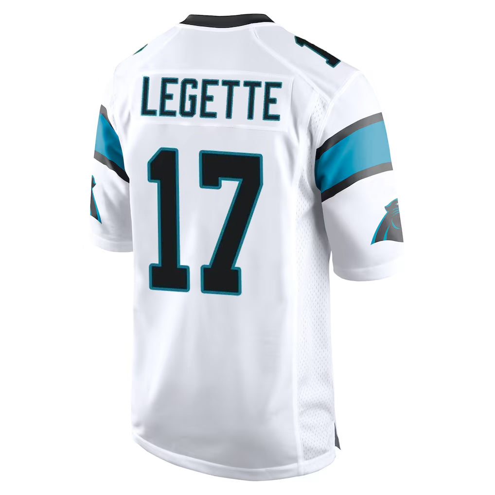 Rebec C.Panthers #17 Xavier Legette Player White Game Stitched Jerseys