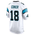 Rebec C.Panthers #18 Jalen Coker Player White Game Stitched Jerseys