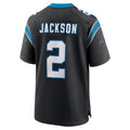 Rebec C.Panthers #2 Mike Jackson Player Black Home Game Stitched Jerseys
