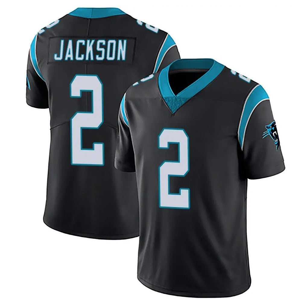 Rebec C.Panthers #2 Mike Jackson Player Black Vapor Untouchable Limited Game Stitched Jerseys