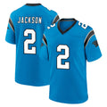 Rebec C.Panthers #2 Mike Jackson Player Blue Home Game Stitched Jerseys
